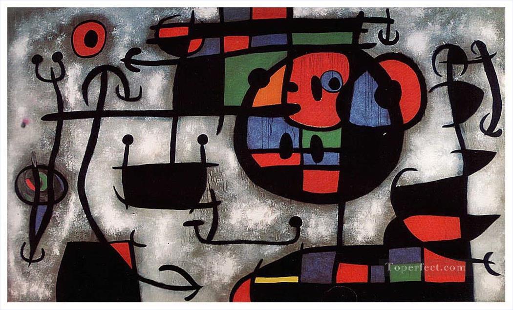 The Skiing Lesson Joan Miro Oil Paintings